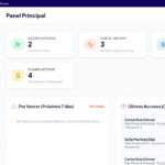 Pagina Principal y Dashboard de GymFlash Gestion de Membresia de Gimnacios
